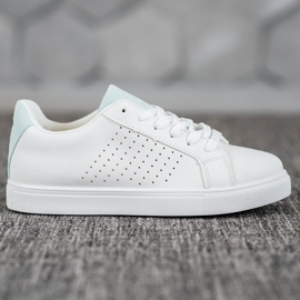 SHELOVET Valkoiset kengät, joissa mokkanahkat valkoinen 2