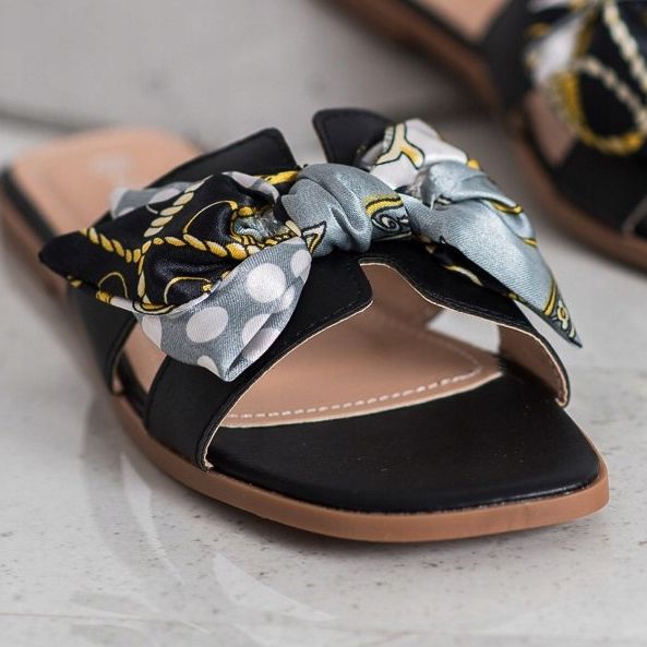 SHELOVET Tyylikkäät tossut musta 2