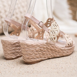 Aclys Wedge sandaalit ruskea 2