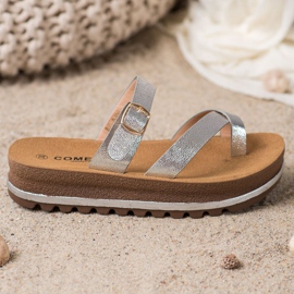 Comer Tossut muotialustalla harmaa 2