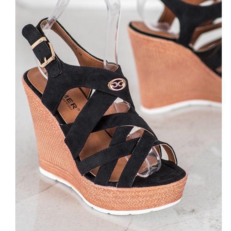Comer Muoti Wedge Sandaalit musta 1