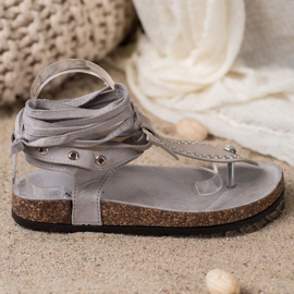 Seastar Sidotut varvastossut harmaa 2 Seastar Sidotut varvastossut harmaa 2