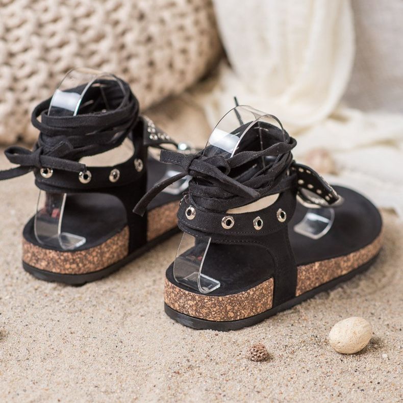 Seastar Sidotut varvastossut musta 1