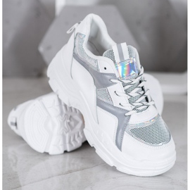 Sweet Shoes Sidotut lenkkarit valkoinen harmaa 2