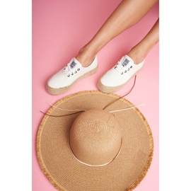 Naisten Espadrilles Big Star White FF274143 valkoinen 2