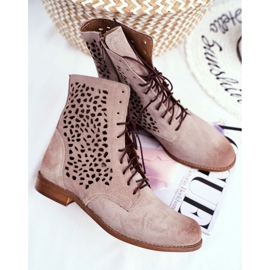 Nicole Naisten Cappucino Meridan -saappaat beige 1