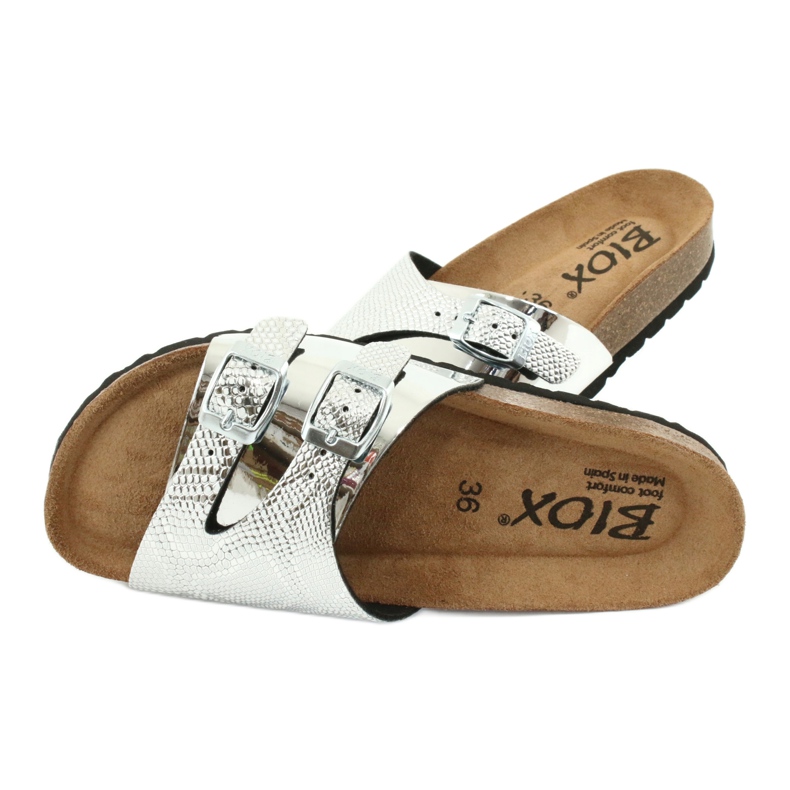 FOOT-COMFORT BIOX CATTY -tossut harmaa 4