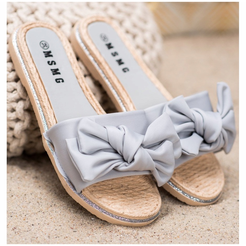 SHELOVET Tyylikkäät harmaat tossut 1