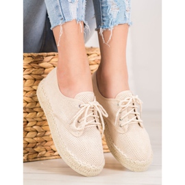 SHELOVET Suede Espadrilles ruskea 2