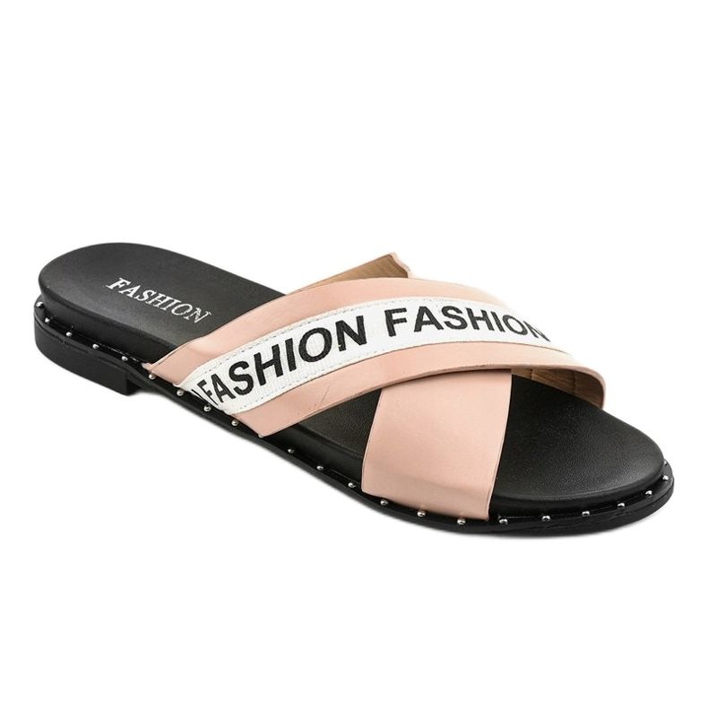 Vaaleanpunainen muoti 888-1 tossut 1