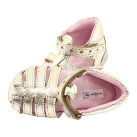 Mazurek 245 kulta -nahkaiset sandaalit kultainen 4