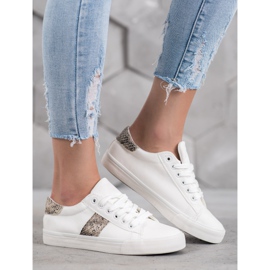 SDS Urheilujalkineet paksulla pohjalla valkoinen 2