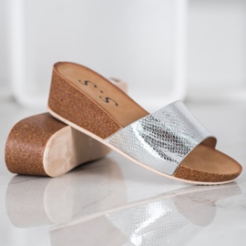 Small Swan Eco -nahkatossut harmaa 1