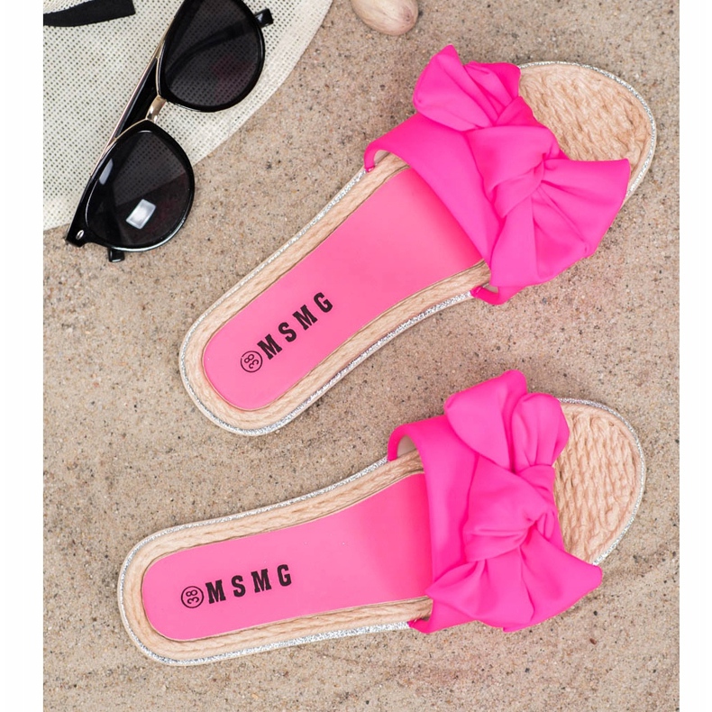 SHELOVET Tyylikkäät vaaleanpunaiset tossut vaaleanpunainen 2