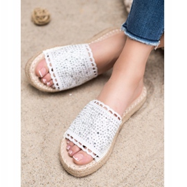 Small Swan Tossut kristalleilla valkoinen 1