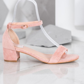 Small Swan Matalakorkoiset sandaalit vaaleanpunainen 2