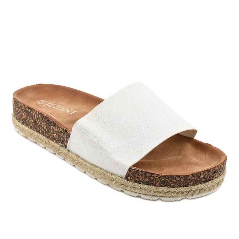 Valkoiset kimaltelevat tossut 6130 valkoinen 1