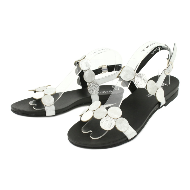 M.Daszyński Daszyński MR1958-1 hopeiset sandaalit ympyröillä hopea 1