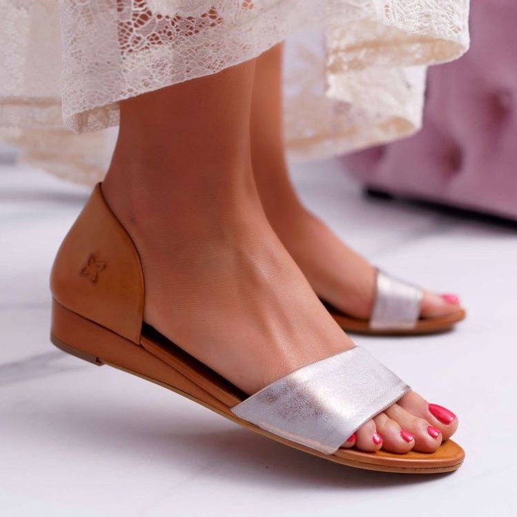 Naisten sandaalit Maciejka Leather Red 1971 Nomara ruskea monivärinen 1