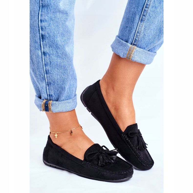 EVE Naisten Mokkasiinit Mokkanahka 20PB35-2003 Musta Donna Mia 2