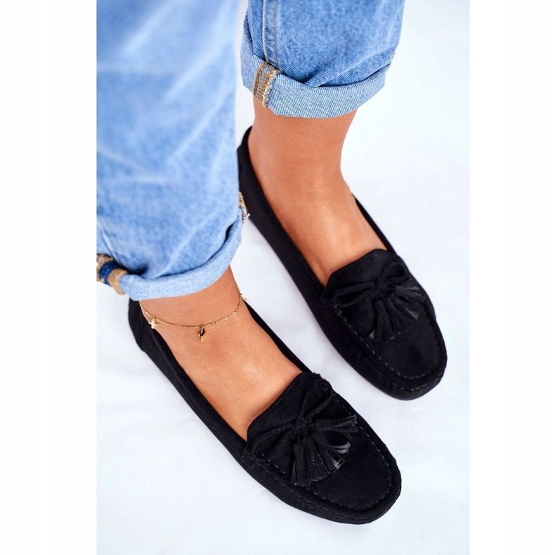 EVE Naisten Mokkasiinit Mokkanahka 20PB35-2003 Musta Donna Mia 1