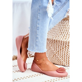 Naisten tuoksuvat kumi ballerinat ZAXY Pink FF285052 vaaleanpunainen 2