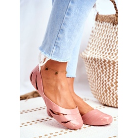 Naisten tuoksuvat kumi -ballerinat ZAXY Nude Beige FF285054 ruskea 1