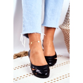 Naisten tuoksuvat kumi -ballerinat ZAXY musta FF285053 2