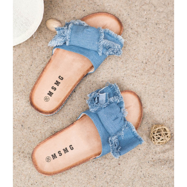 SHELOVET Tekstiilitossut sininen 1