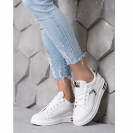 SHELOVET Urheilukengät eko -nahkaa valkoinen 2