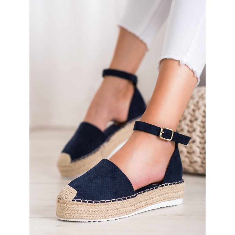 SHELOVET Avoimet espadrillit sininen 1