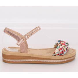 Champagne naisten sandaalit CK151P Champagne vaaleanpunainen 2