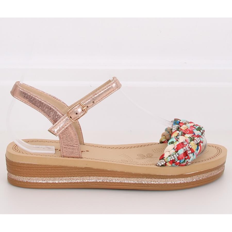 Champagne naisten sandaalit CK151P Champagne vaaleanpunainen 2