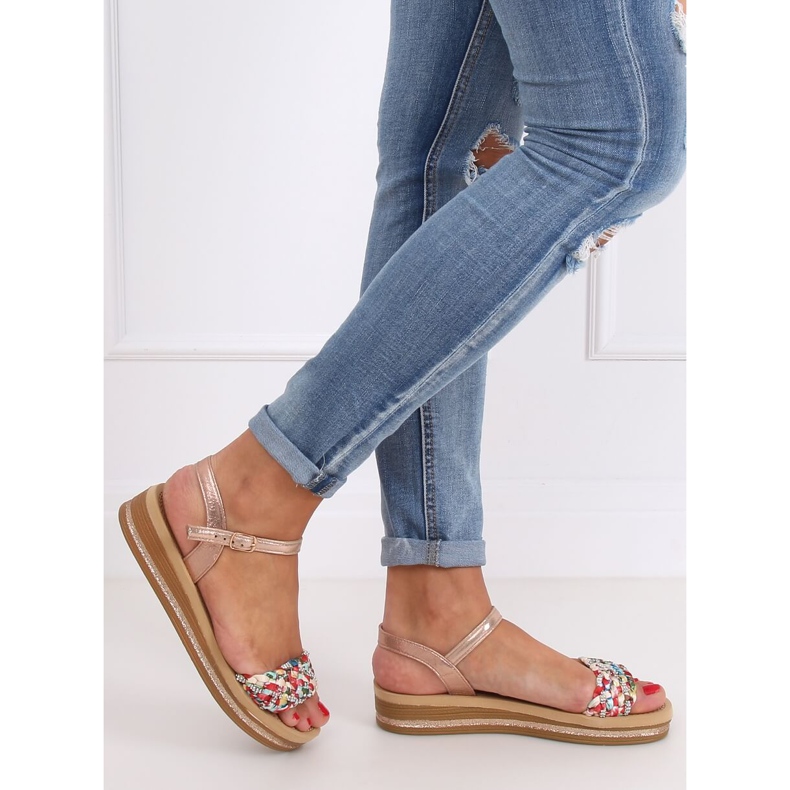 Champagne naisten sandaalit CK151P Champagne vaaleanpunainen 1