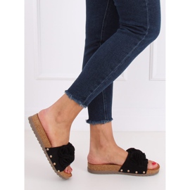 Musta naisten musta tossut F191 Musta 2