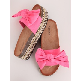 Vaaleanpunaiset CK137P Fushie korkeat pohjatossut vaaleanpunainen 1