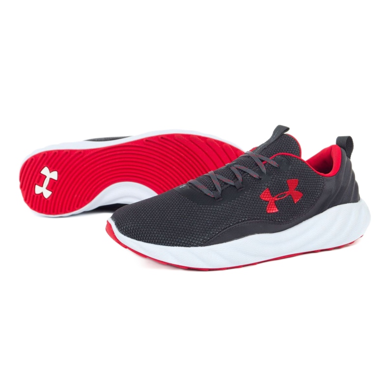 Under Armour Charged Will -juoksukengät Nm M 3023077-101 musta punainen harmaa 6