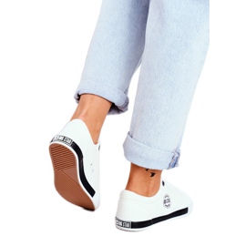 Naisten lenkkarit Big Star White FF274228 valkoinen musta 1