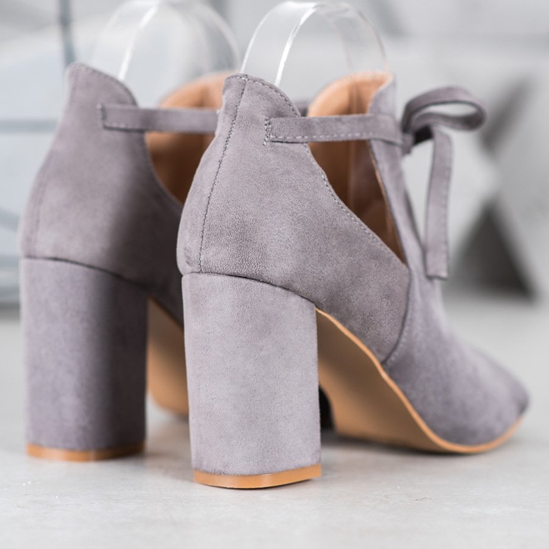 Sidotut Open Toe VINCEZA -kengät harmaa 1