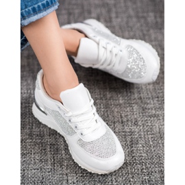 SHELOVET Tyylikkäät valkoiset urheilukengät valkoinen 2