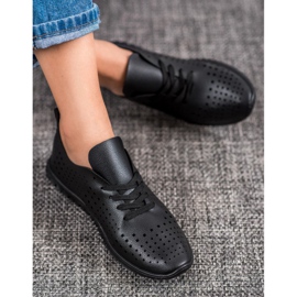 Camo Avoimet lenkkarit Eco -nahkaa musta 2