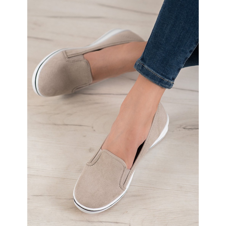 SHELOVET Mokkanahkaiset sliponit ruskea 1