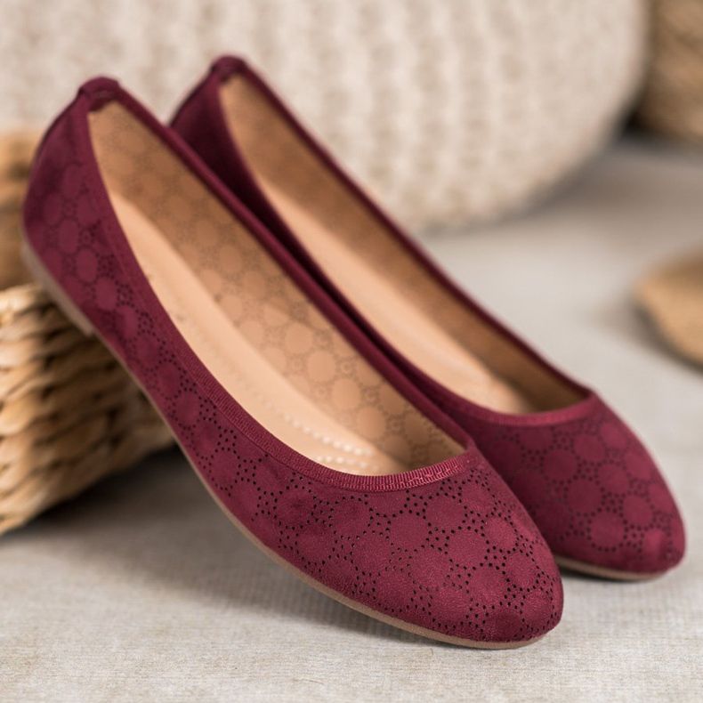 Fama Avoimet ballerinat punainen 2