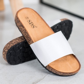 SDS Klassiset tossut valkoinen 1