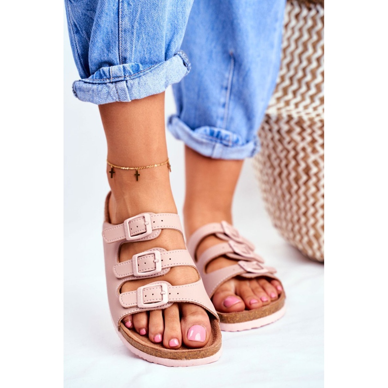 Naisten tossut Big Star Powder Pink FF274627 vaaleanpunainen 1