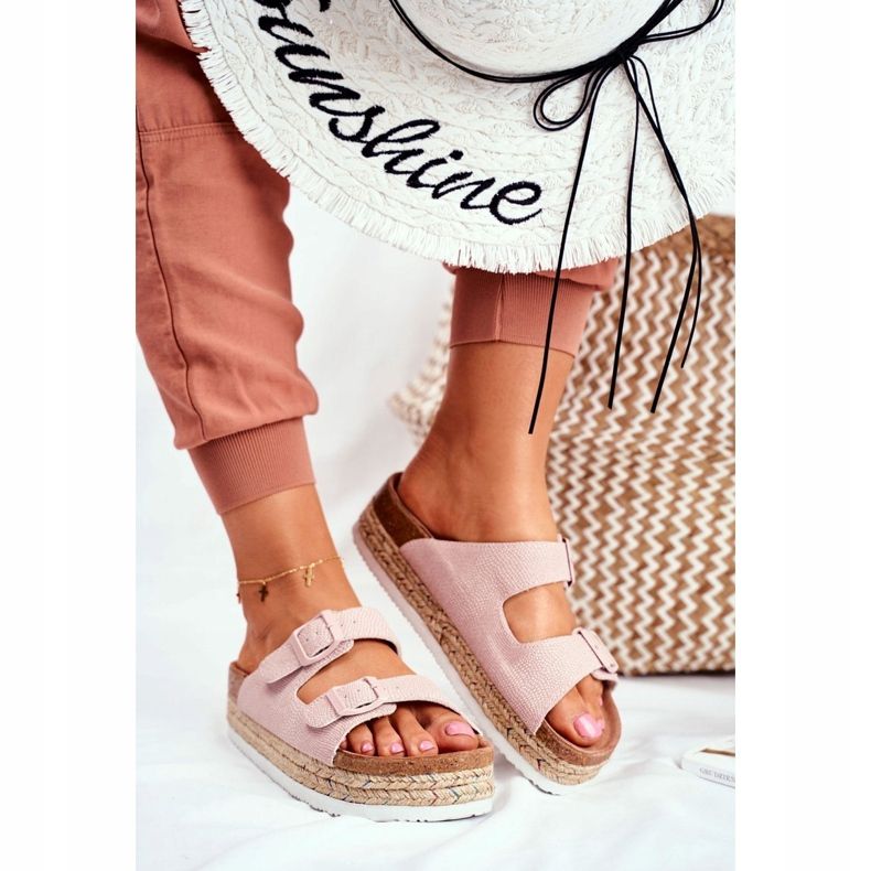 Naisten tossut Big Star Pink FF274669 vaaleanpunainen 1