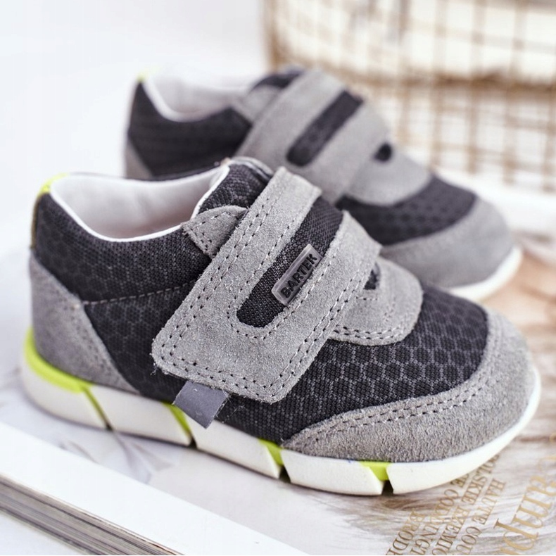 Bartek S.A. Lasten brogues pojille harmaa Bartek T-71949 / SA1 1