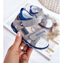 Bartek S.A. Lasten sandaalit pojille Bartek T-71824 / 76G harmaa 2 Bartek S.A. Lasten sandaalit pojille Bartek T-71824 / 76G harmaa 2