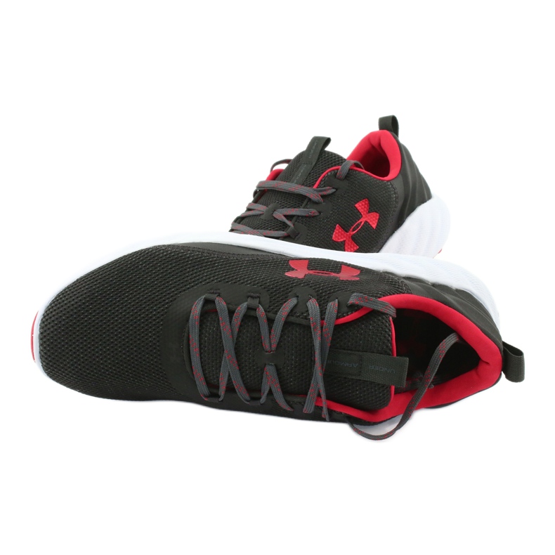 Under Armour Charged Will -juoksukengät Nm M 3023077-101 musta punainen harmaa 4
