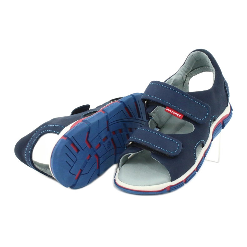 Velcro -sandaalit Mazurek 314 tummansininen 4
